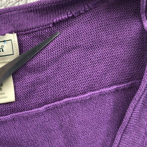 L.L.Bean Womens Cardigan Sweater Small Long Sleeve Button-Up V-Neck Knit Casual - Picture 5 of 15